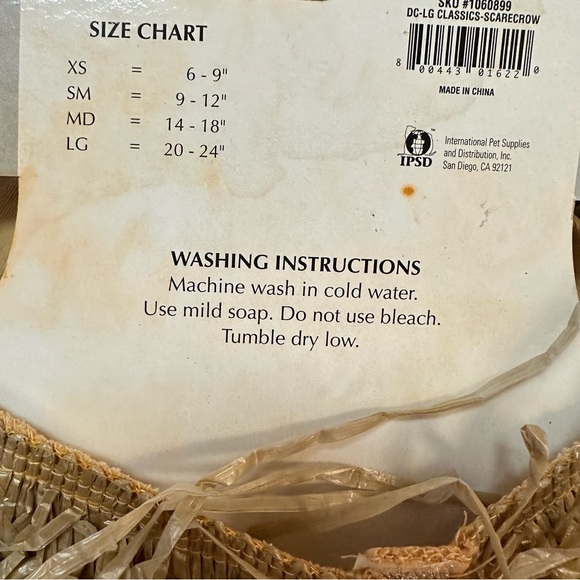 Dickens' Closet Dog Clothing Aloha Pattern L Halloween Costume - Picture 5 of 11